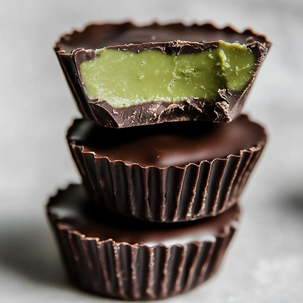 Collagen Matcha Dark Chocolate Coconut Butter Cups
