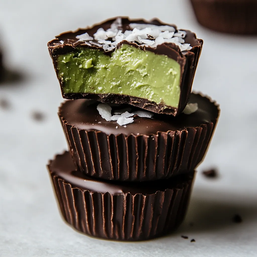 Collagen Matcha Dark Chocolate Coconut Butter Cups