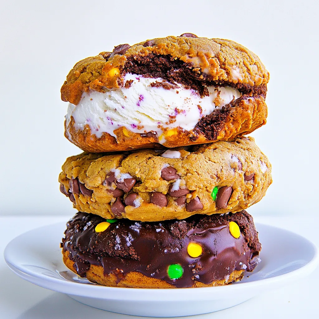 Cookie Ice Cream Sandwiches