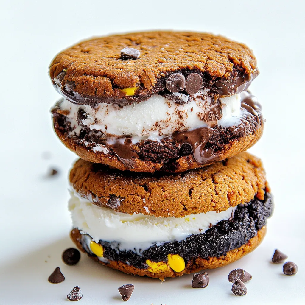 Cookie Ice Cream Sandwiches