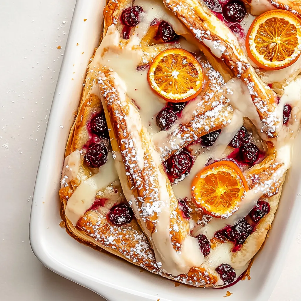 Cranberry Orange Cheese Danish