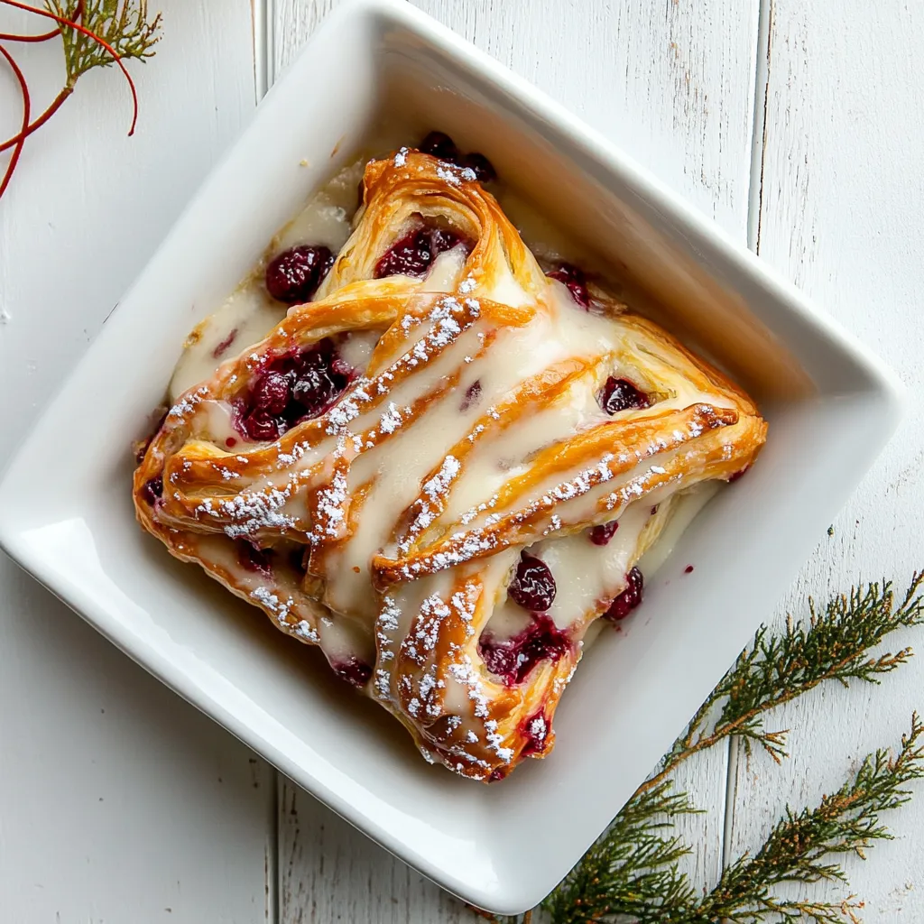 Cranberry Orange Cheese Danish
