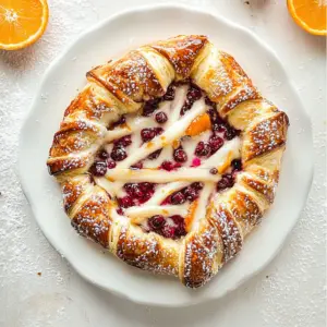 Cranberry Orange Cheese Danish