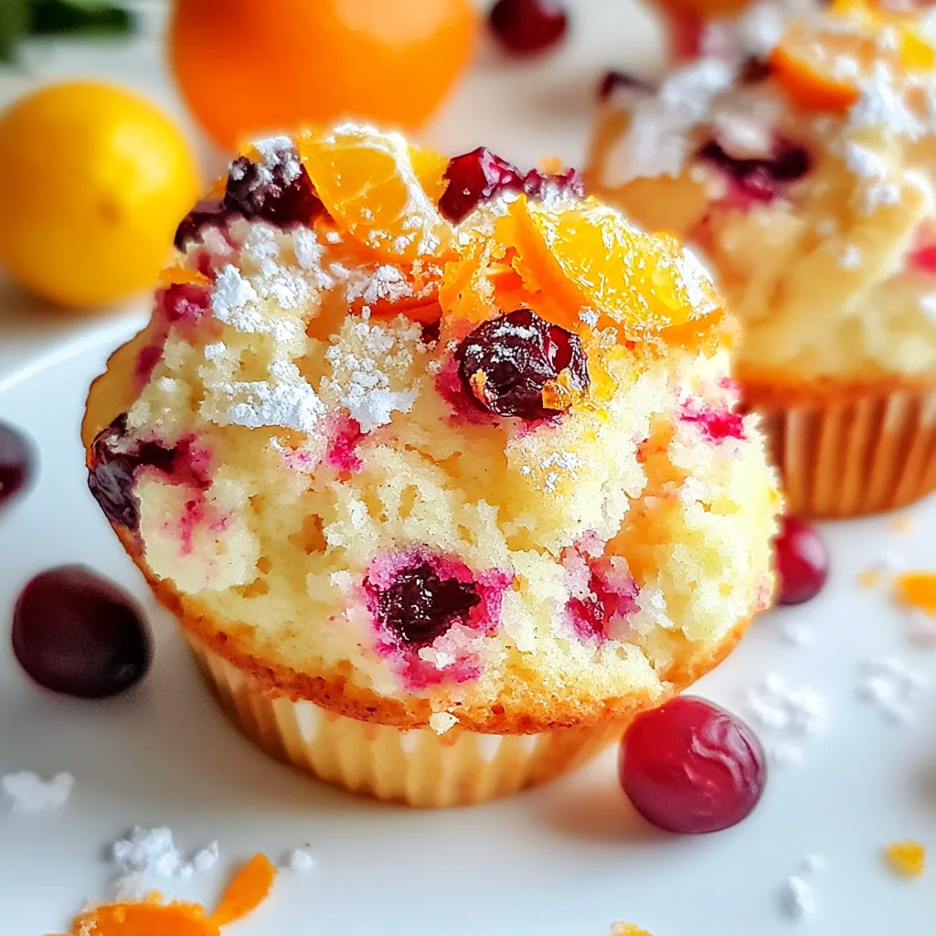 Cranberry Orange Muffins