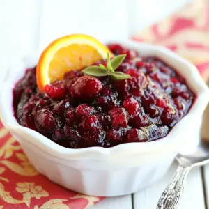 Cranberry Orange Sauce