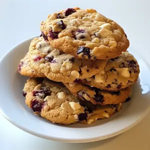 Cranberry White Chocolate Chip Cookies