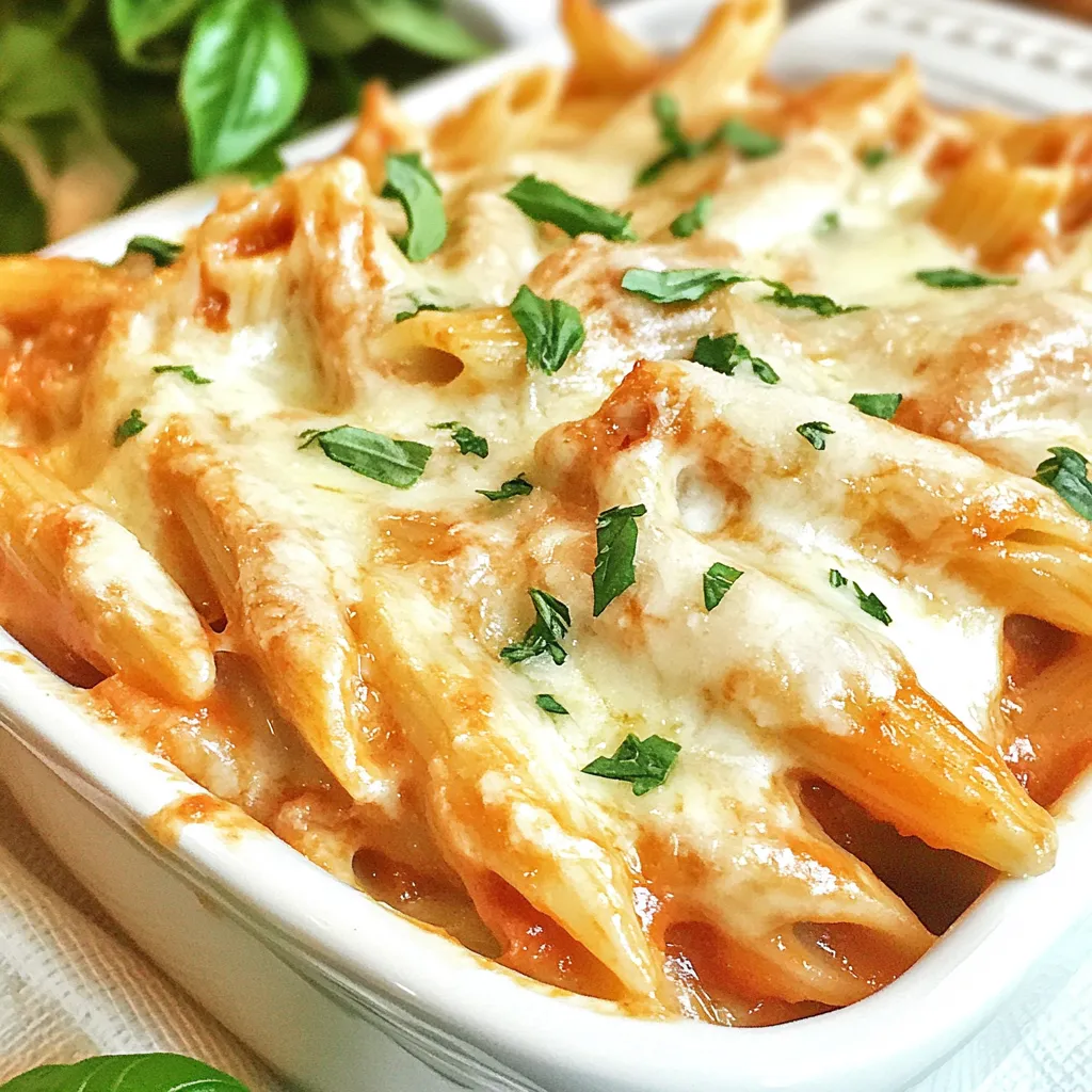 Creamy Baked Penne