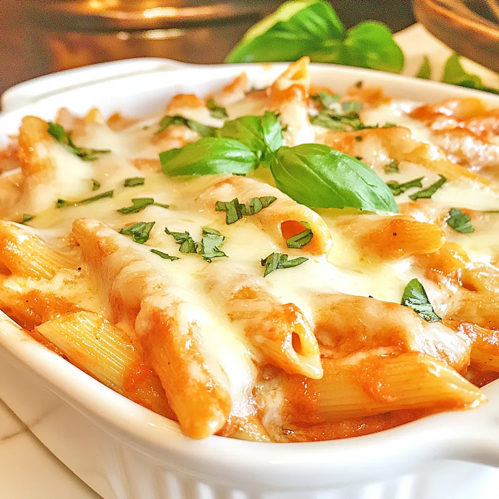 Creamy Baked Penne