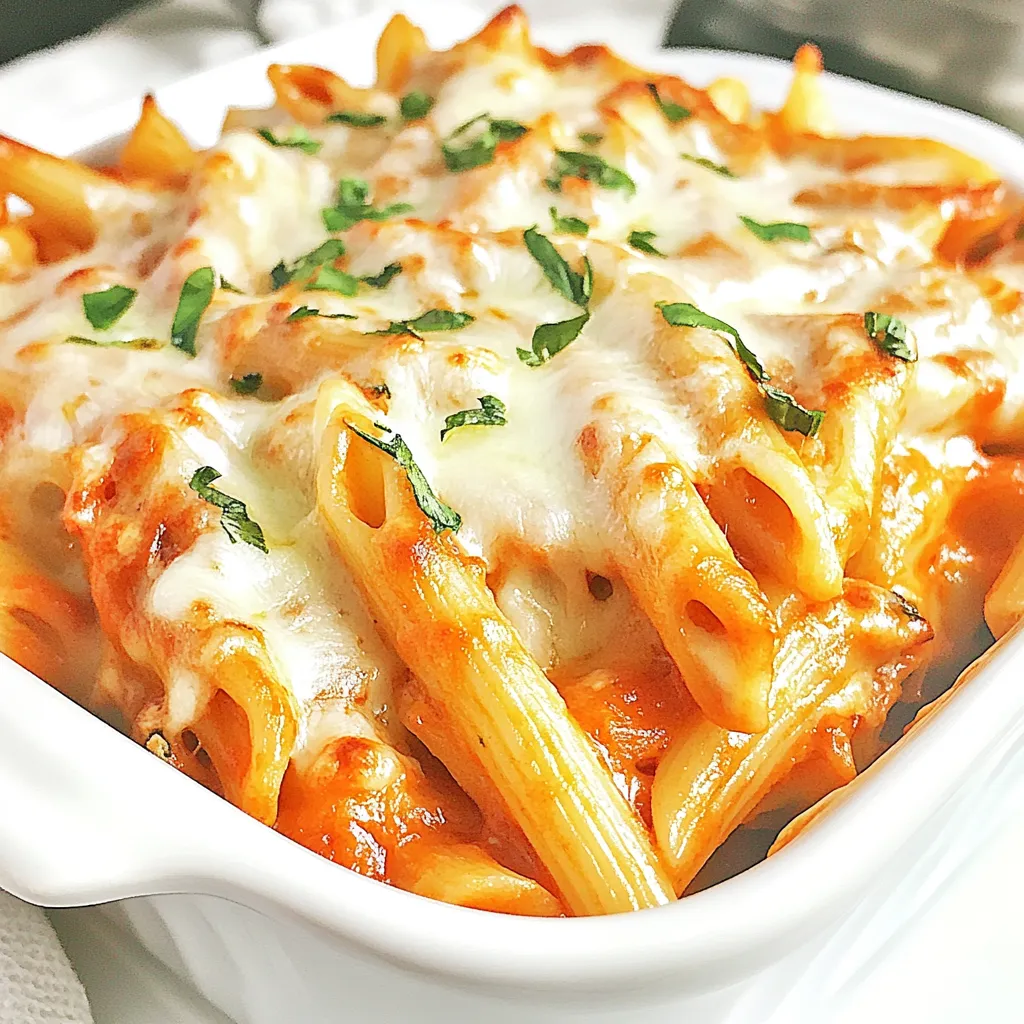 Creamy Baked Penne