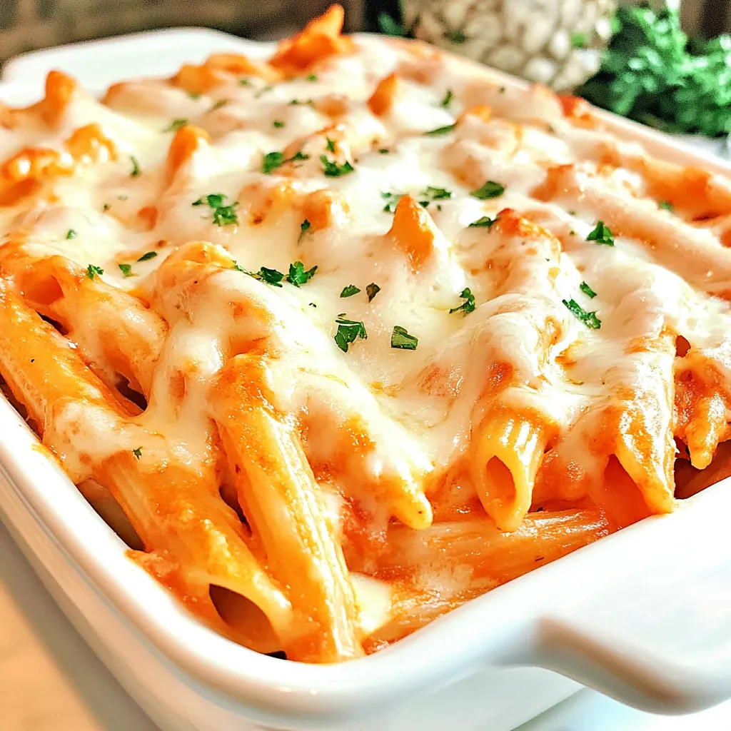Creamy Baked Penne