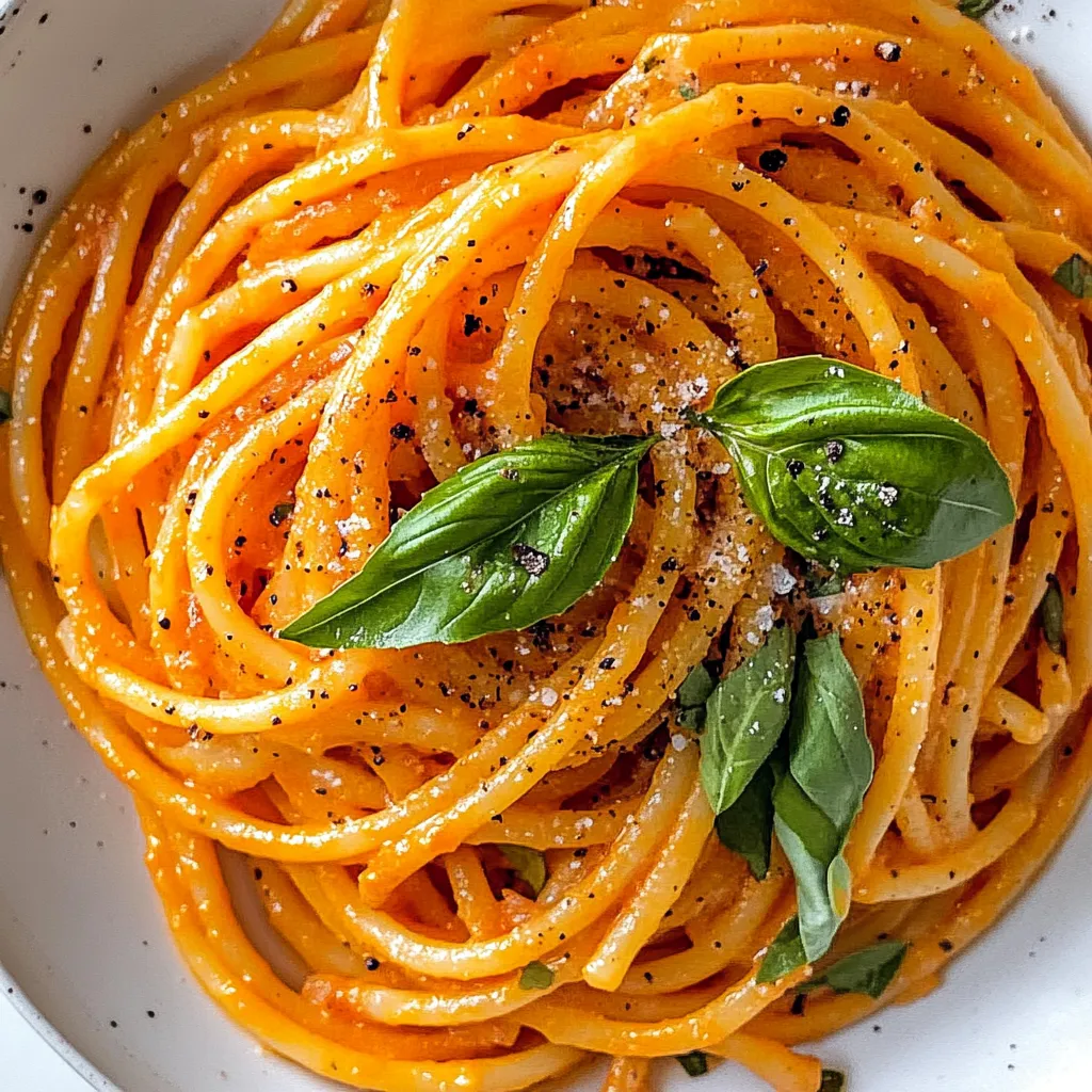 Creamy Bucatini Pasta Sauce