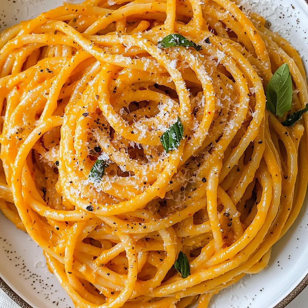 Creamy Bucatini Pasta Sauce