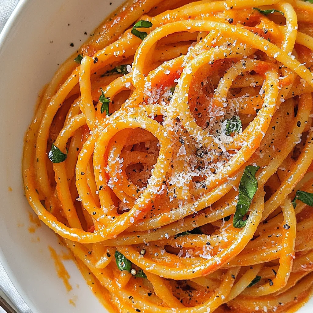 Creamy Bucatini Pasta Sauce