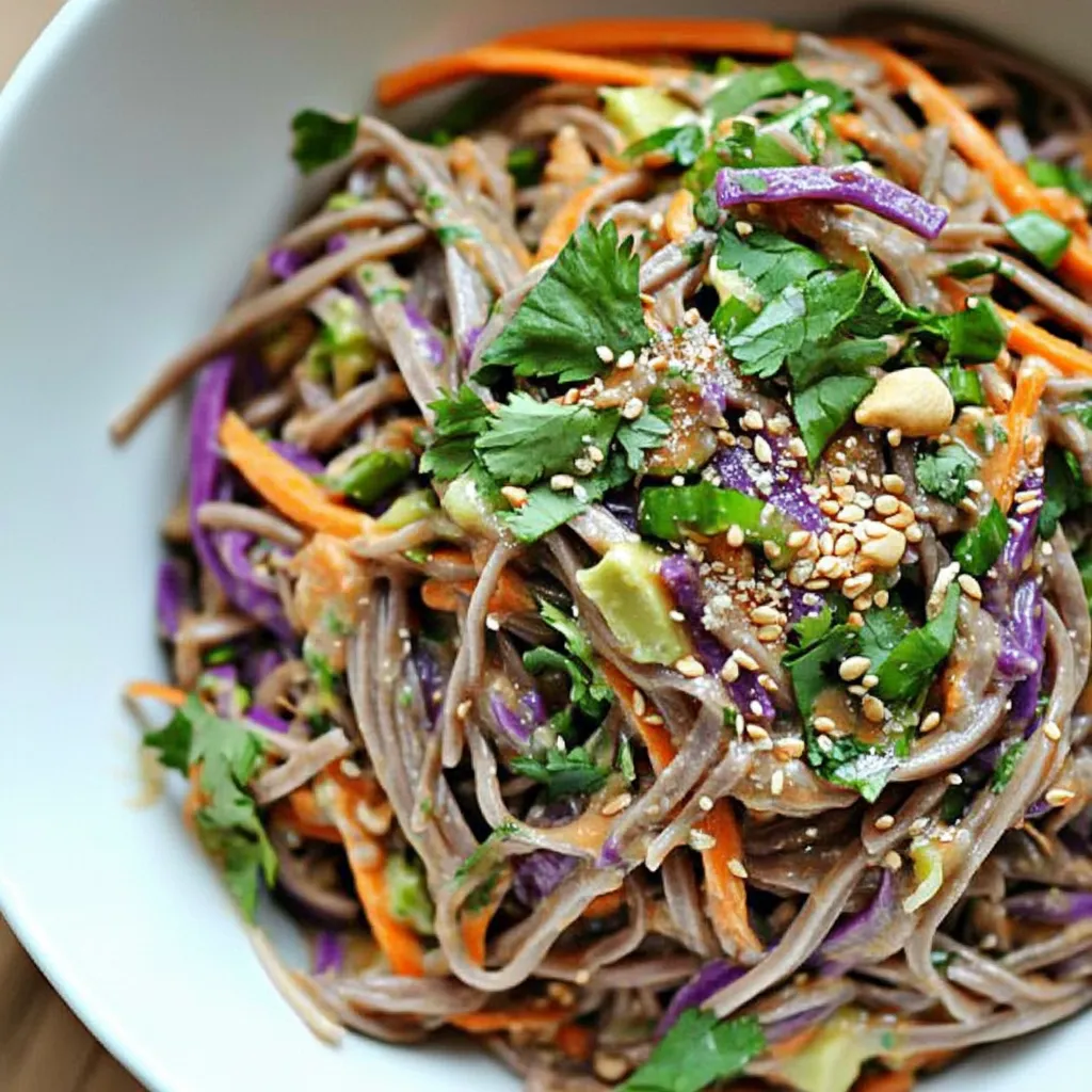 Creamy Cashew Soba Noodles