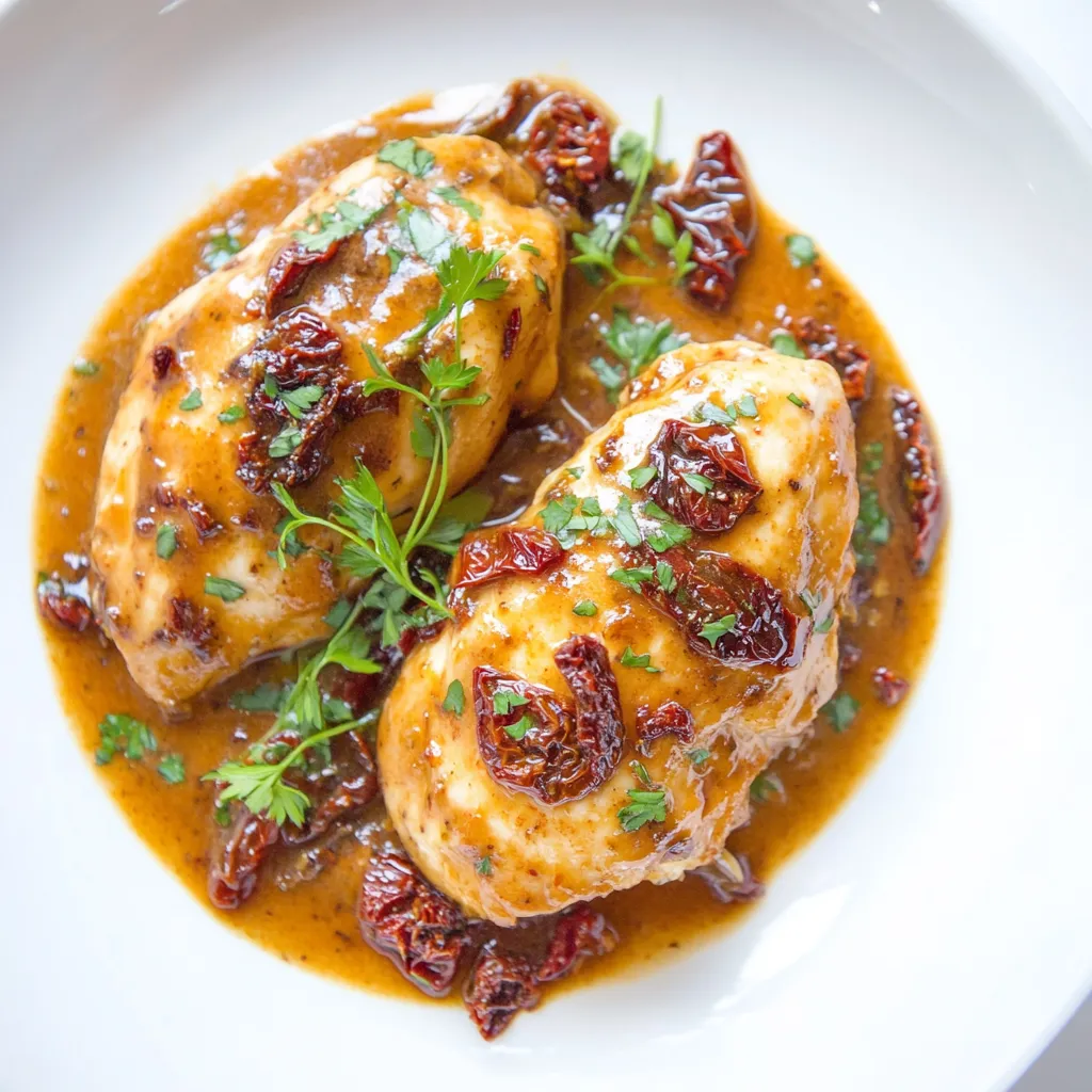 Creamy Sun Dried Tomato Chicken