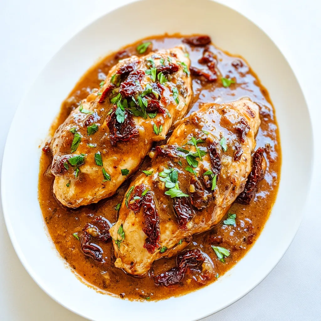 Creamy Sun Dried Tomato Chicken