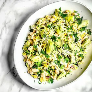 Crispy Artichoke White Bean Salad
