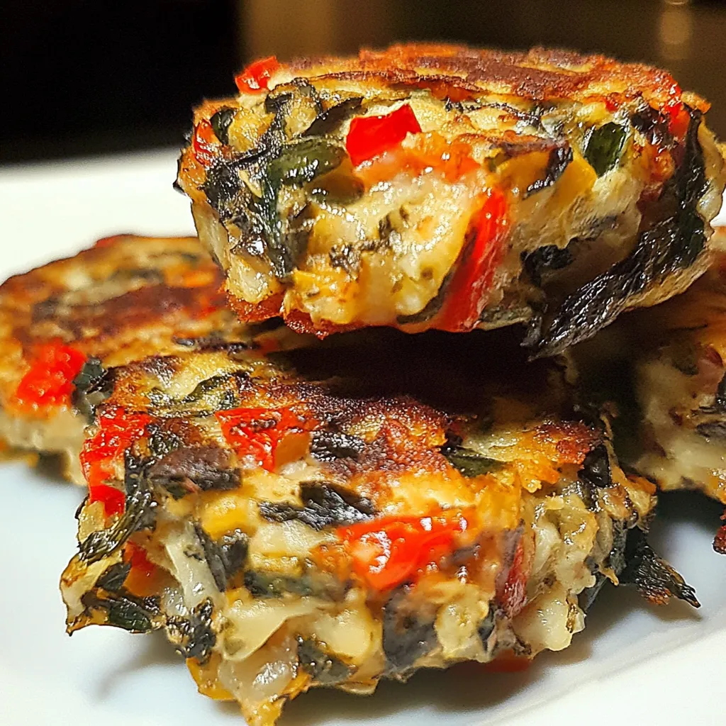 Crispy Mediterranean Vegetable Cakes