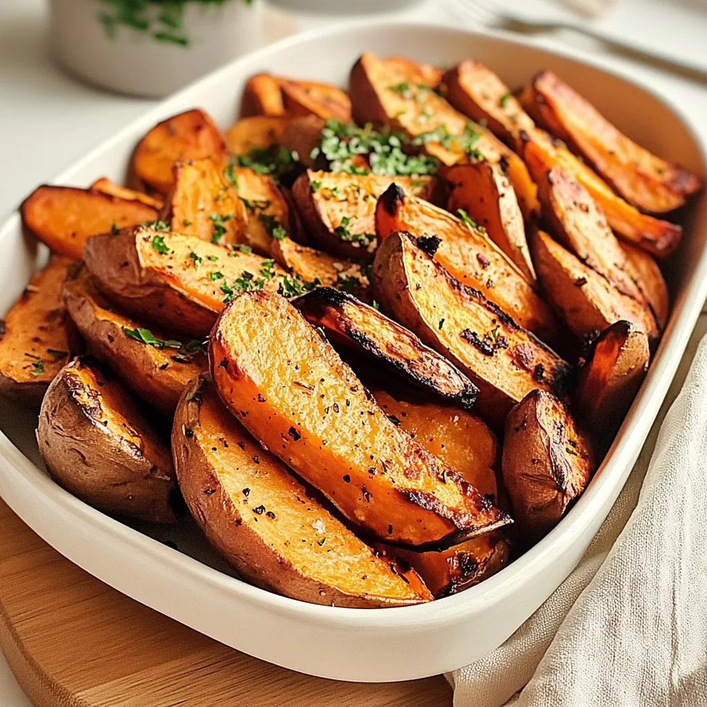 Crispy Roasted Sweet Potatoes