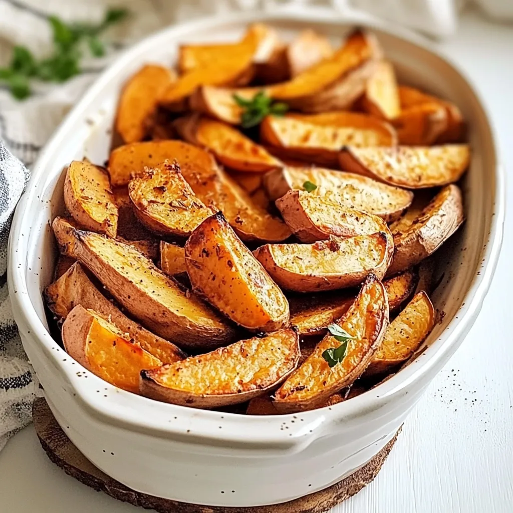 Crispy Roasted Sweet Potatoes
