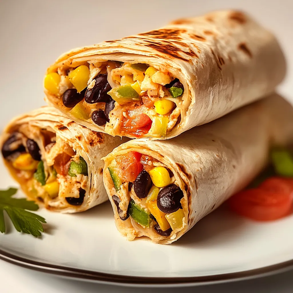 Crispy Vegetarian Burritos