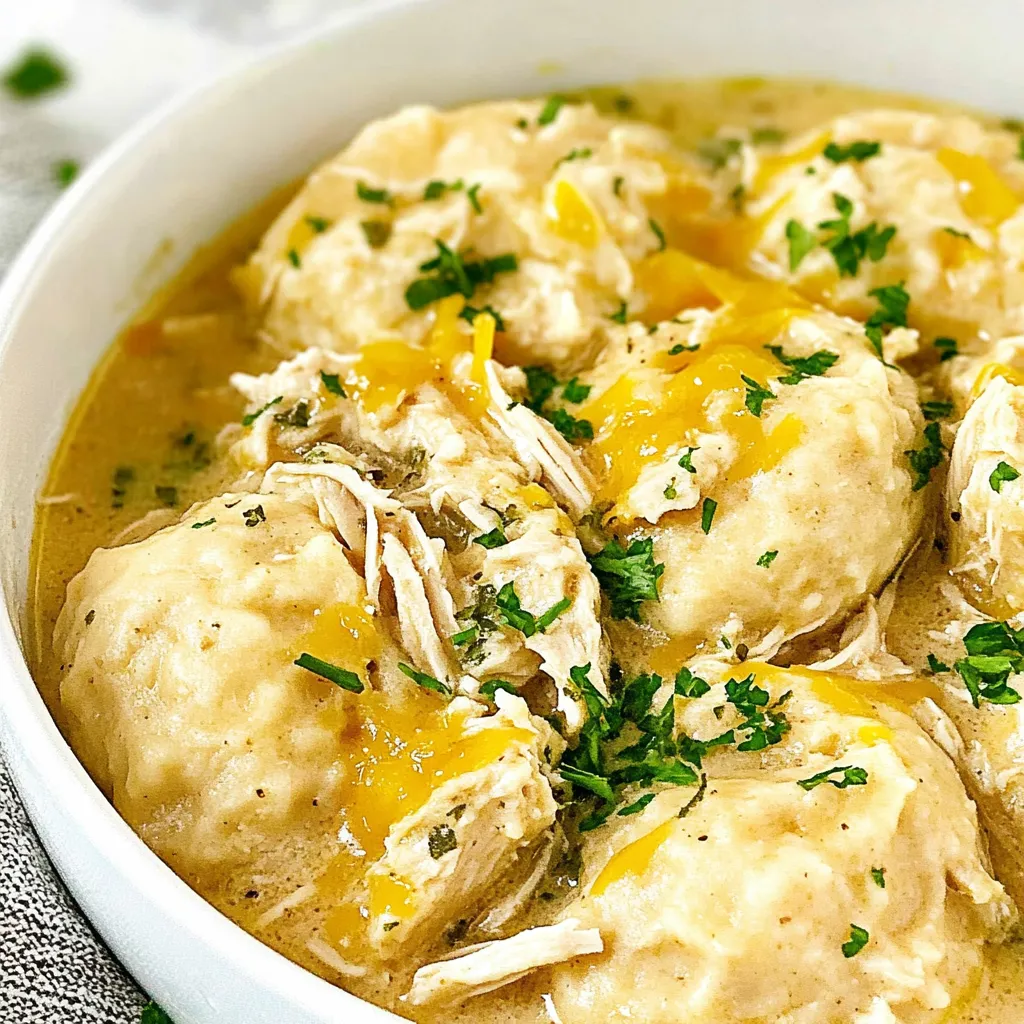 Crock Pot Chicken Dumplings