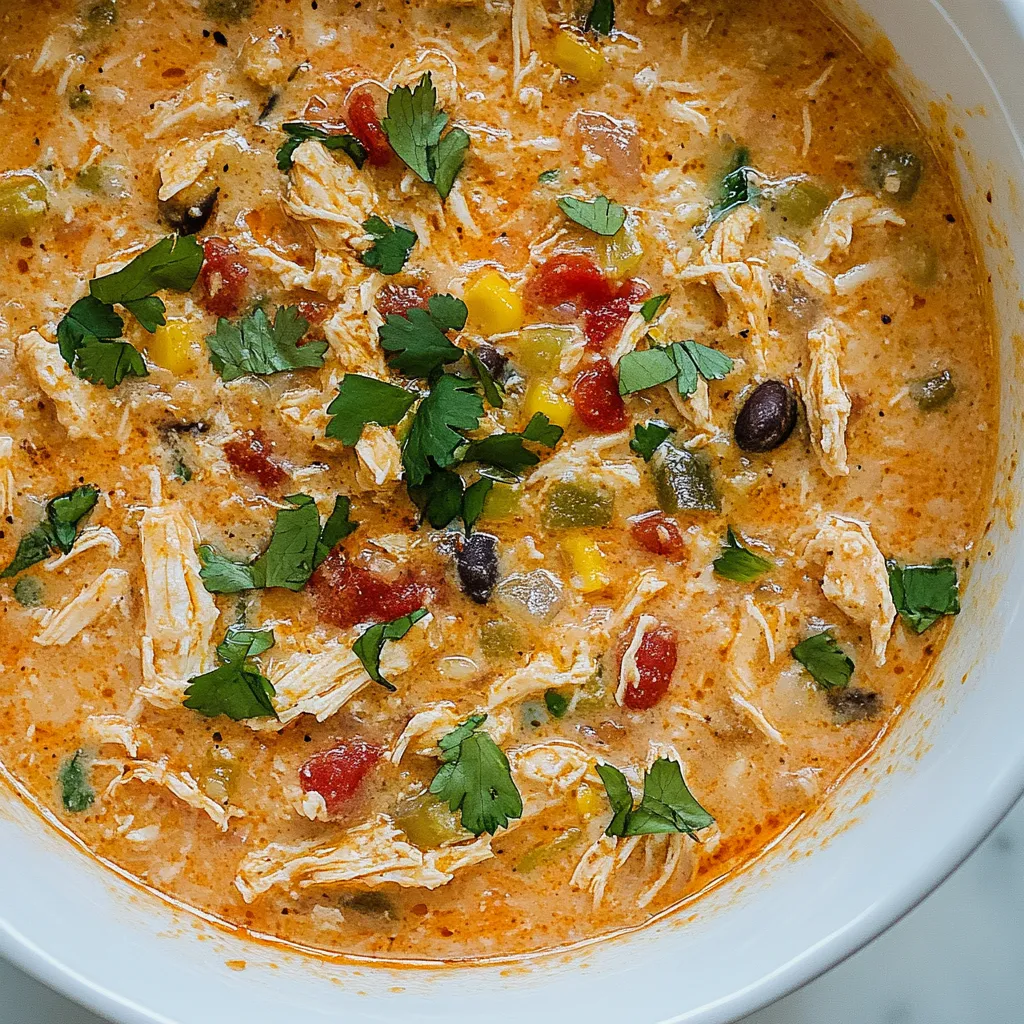 Crockpot Buffalo Chicken Chili