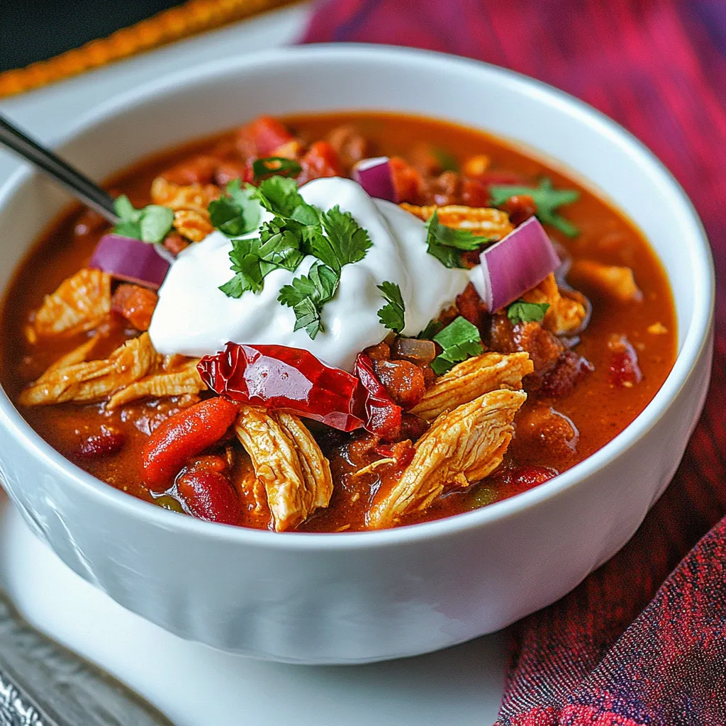 Crockpot Chicken Chili