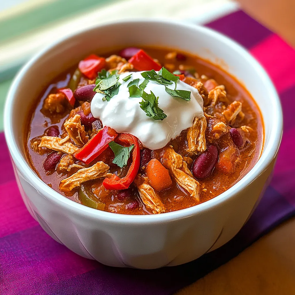 Crockpot Chicken Chili