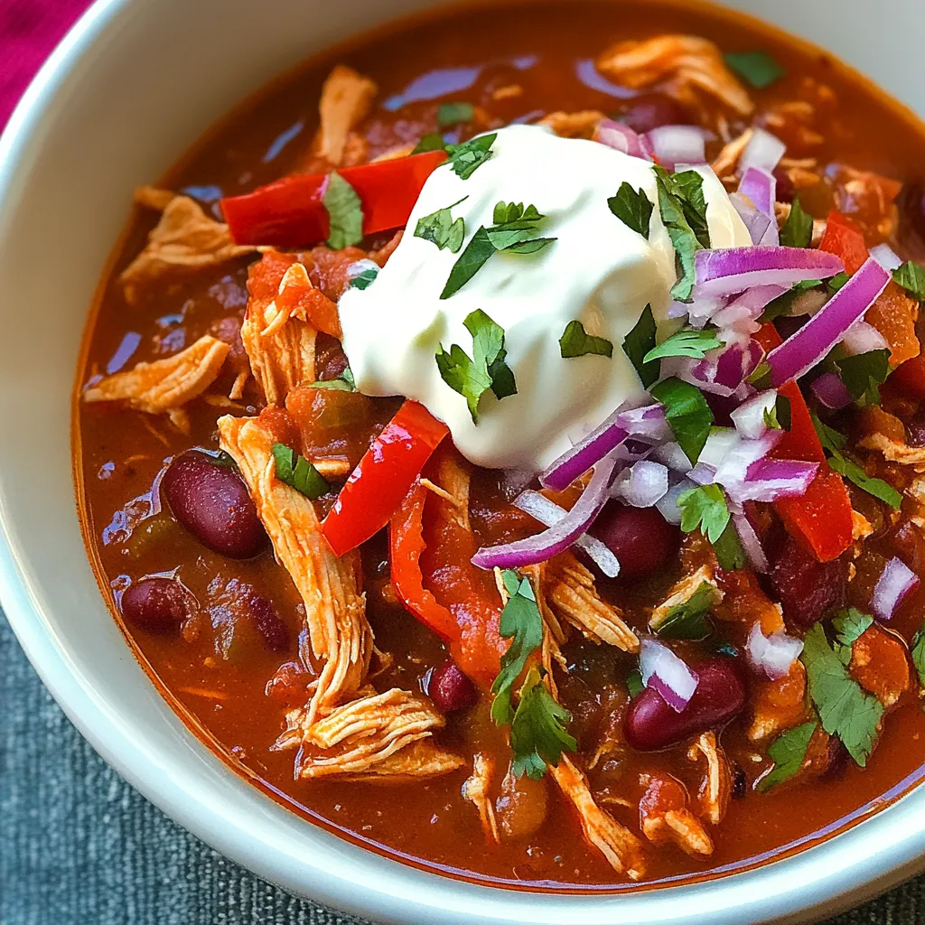 Crockpot Chicken Chili