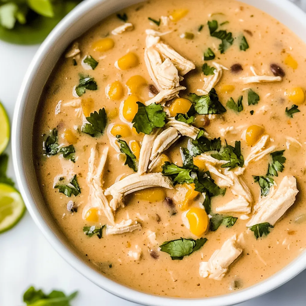 Crockpot Creamy White Chicken Chili