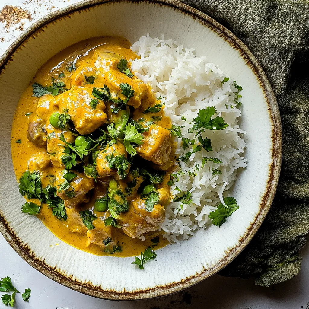 Crockpot Thai Yellow Curry Chicken