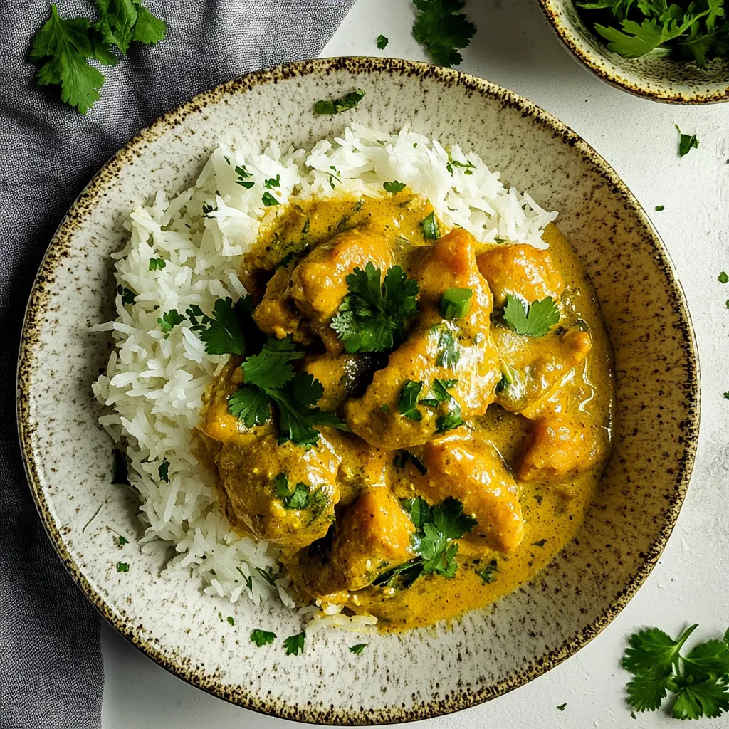 Crockpot Thai Yellow Curry Chicken