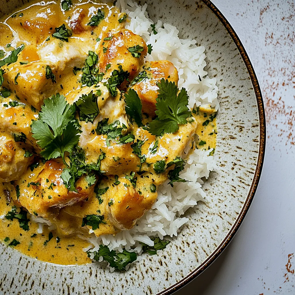 Crockpot Thai Yellow Curry Chicken