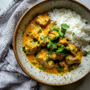 Crockpot Thai Yellow Curry Chicken