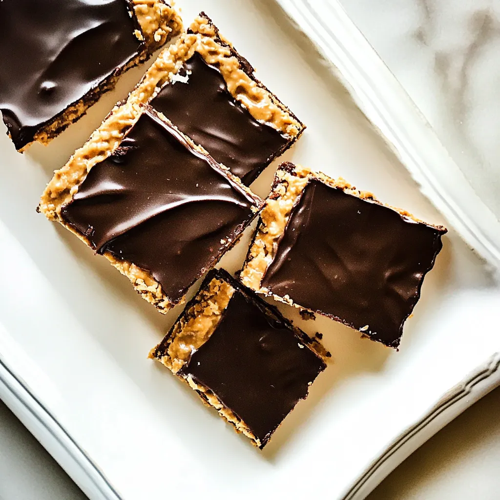 Crunchy Peanut Butter Bars