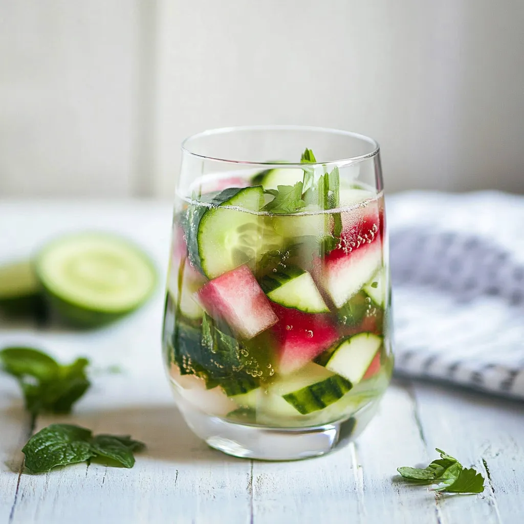 Cucumber Melon Detox Drink