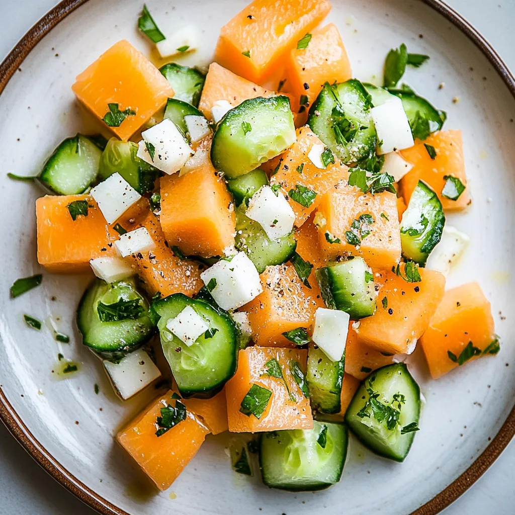 Cucumber Melon Salad