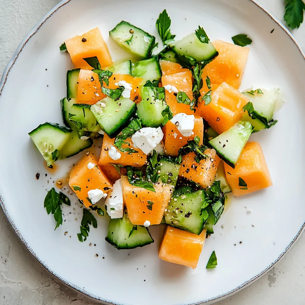 Cucumber Melon Salad