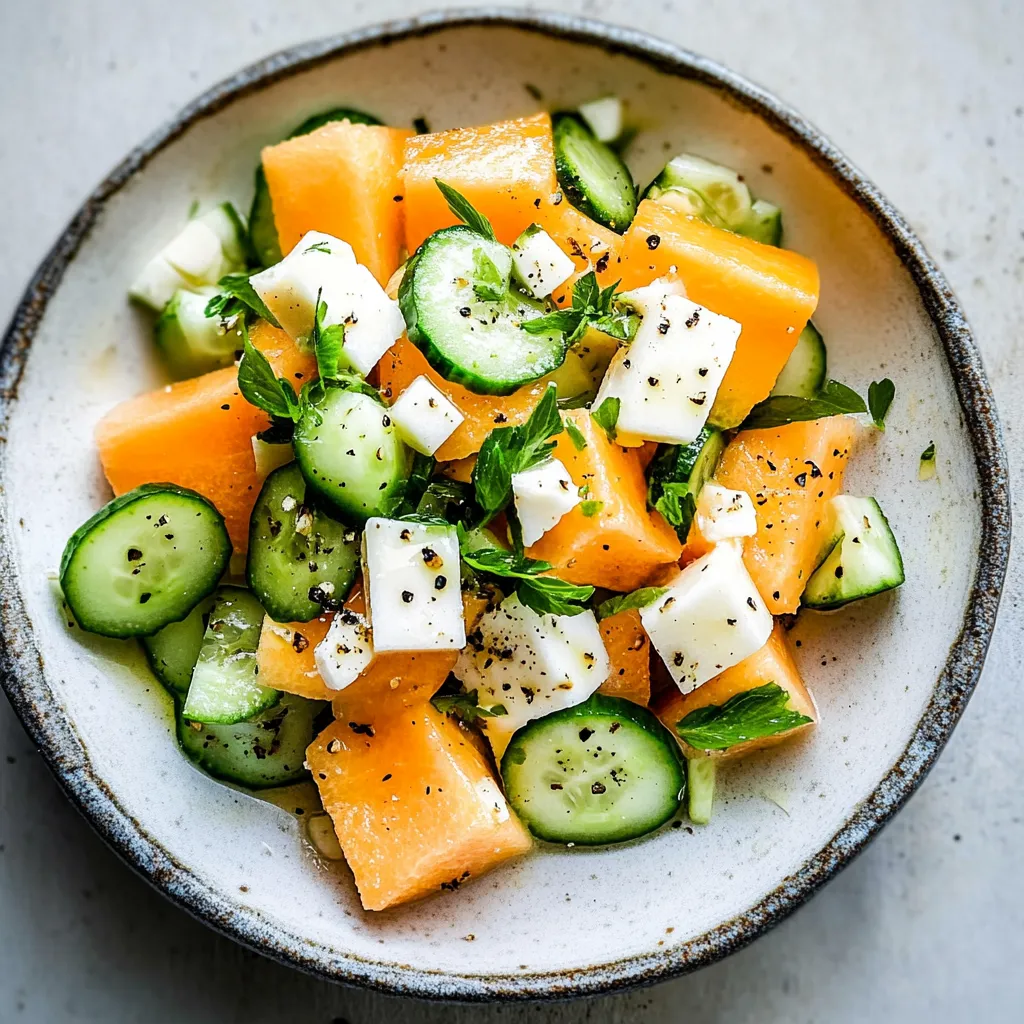 Cucumber Melon Salad