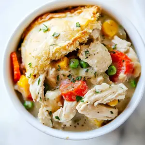 Deconstructed Chicken Pot Pie