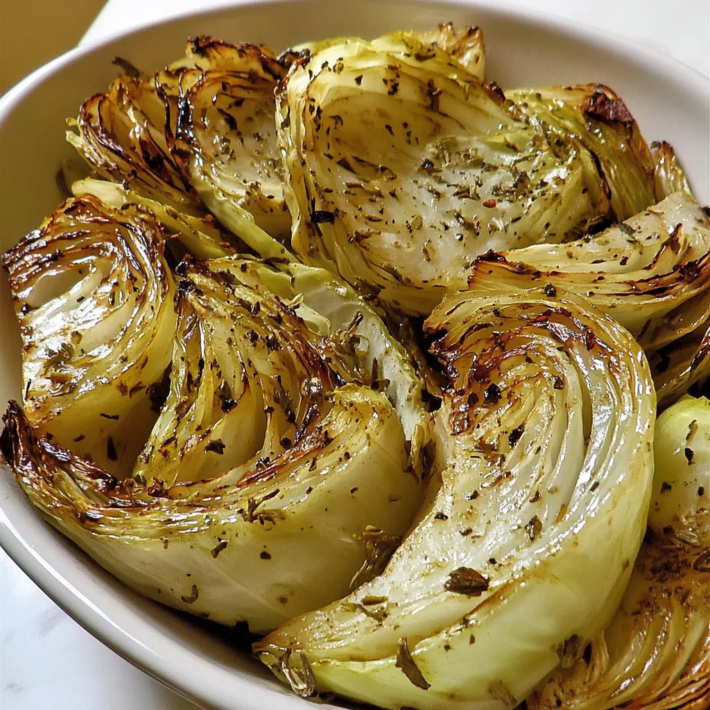 Dijon Roasted Cabbage