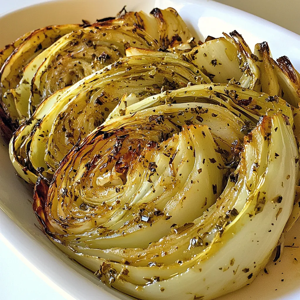 Dijon Roasted Cabbage