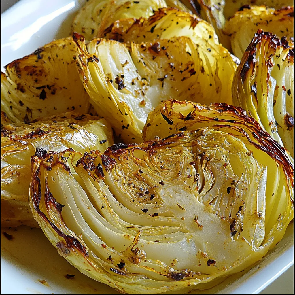 Dijon Roasted Cabbage
