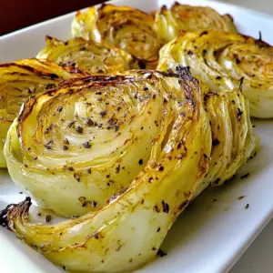 Dijon Roasted Cabbage