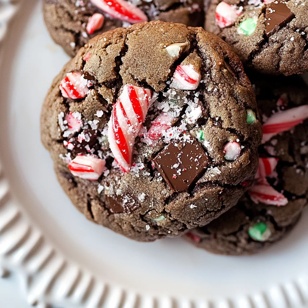 Double Chocolate Gluten Free Peppermint Cookies