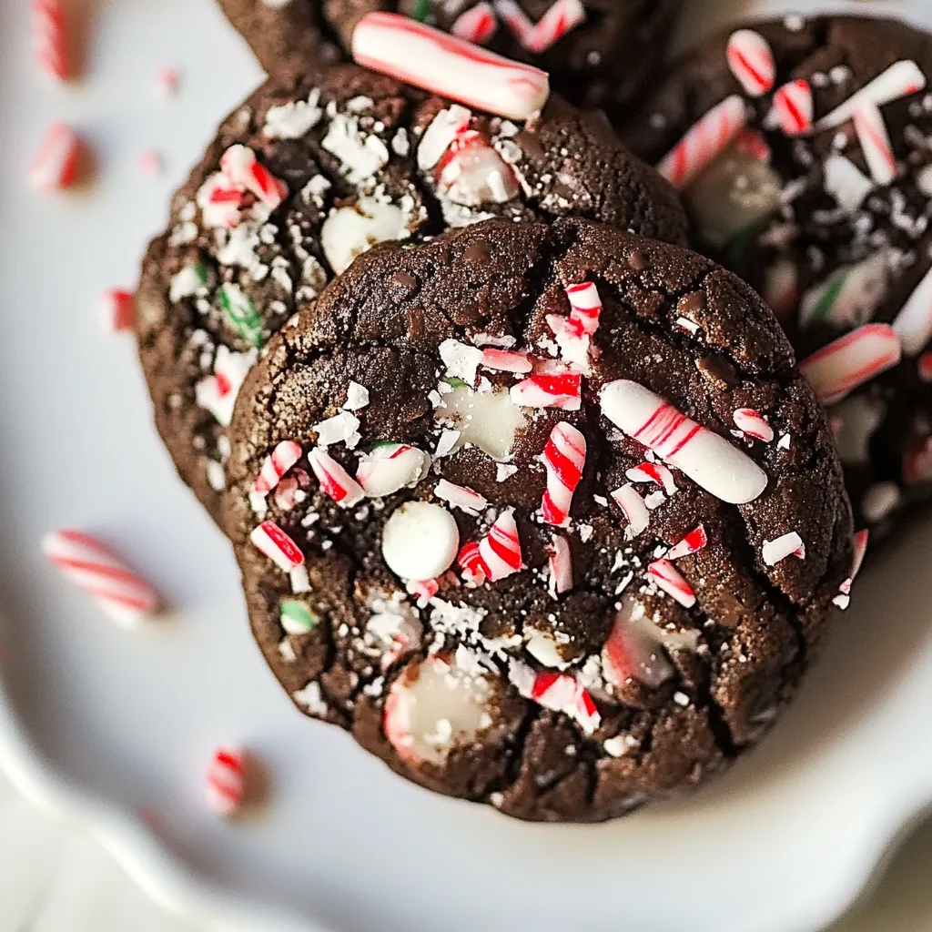 Double Chocolate Gluten Free Peppermint Cookies