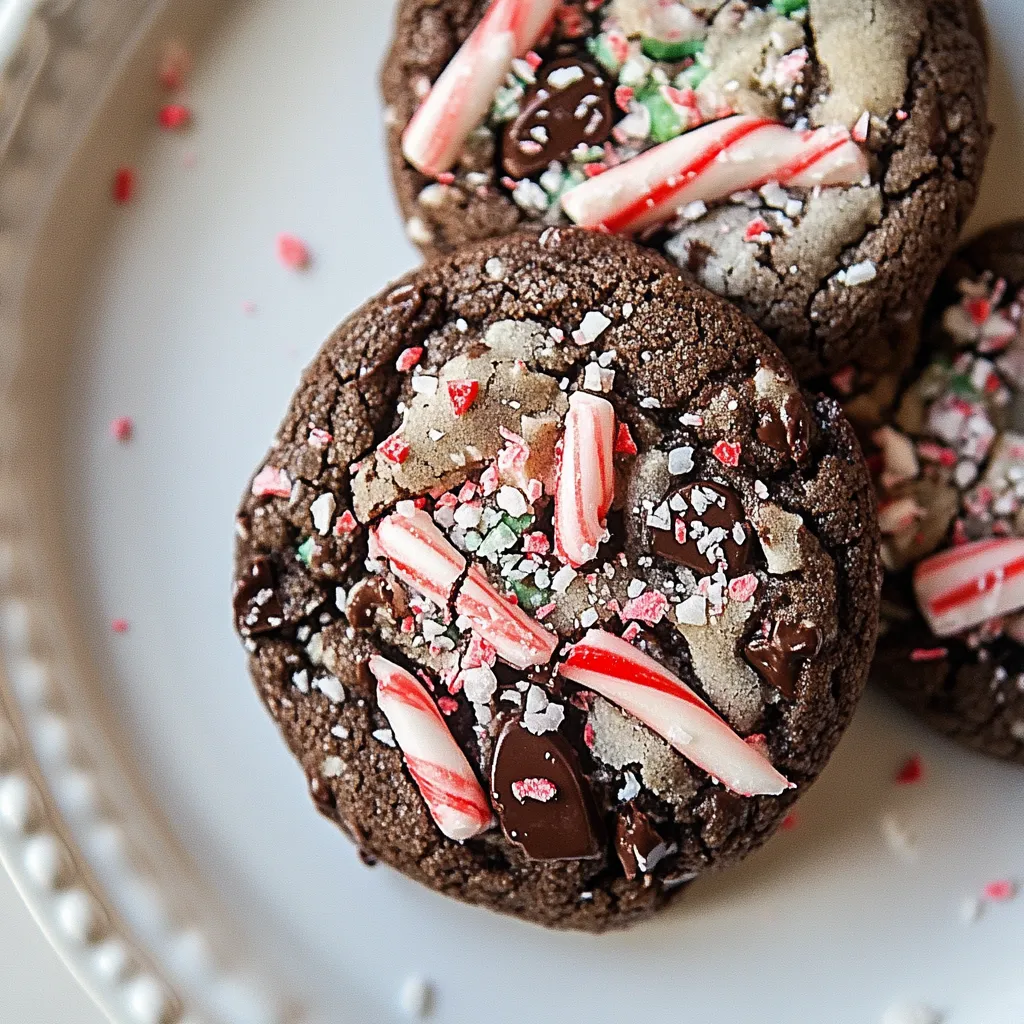 Double Chocolate Gluten Free Peppermint Cookies