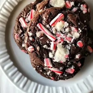 Double Chocolate Gluten Free Peppermint Cookies