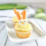 Easter Bunny Carrot Cupcakes